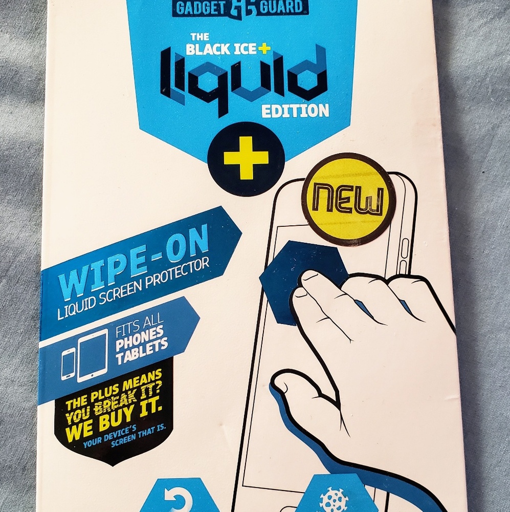 Liquid tablet iPhone or and gadget case